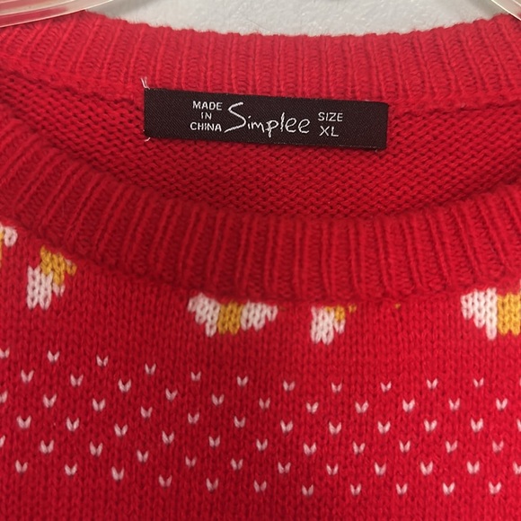 Simplee unisex kid dinosaur Ugly Christmas Sweater - Picture 2 of 11